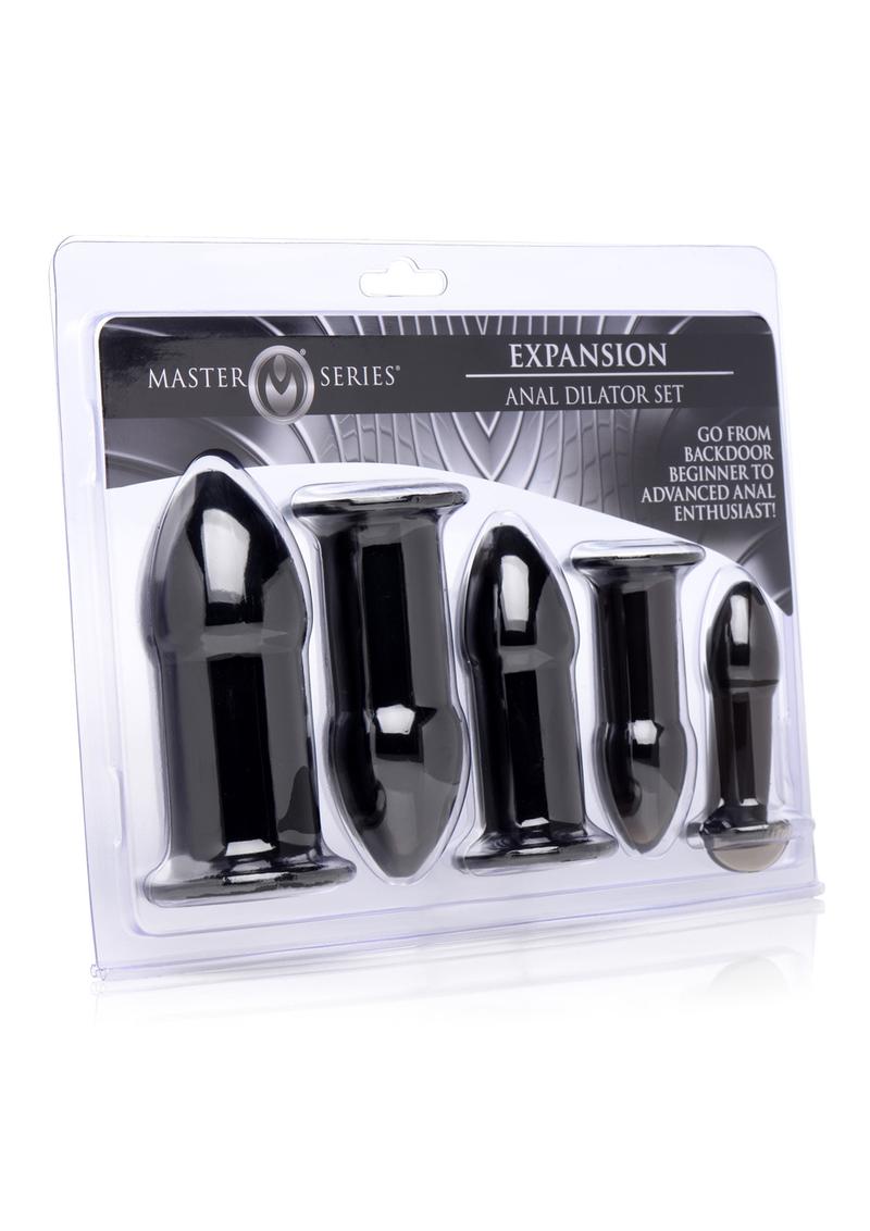 Master Series Expansion Anal Dilator Set 5 piece Anal Plug Kit