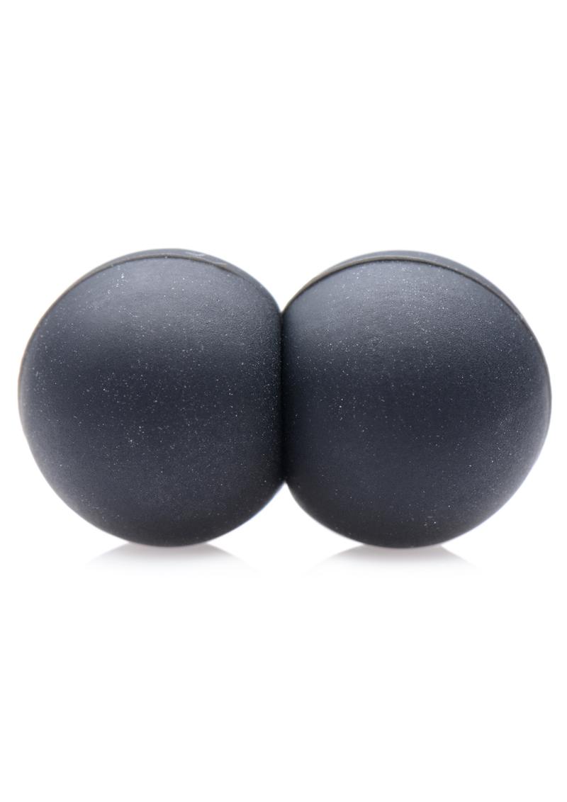 Master Series Sin Spheres Silicone Magnetic Balls Nipple Clamps