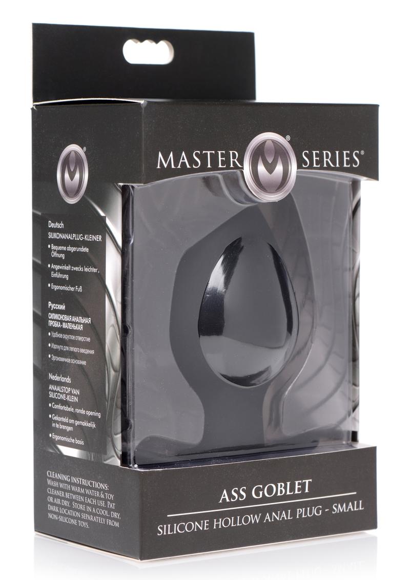 Master Series Ass Goblet Silicone Hollow Anal Plug Small