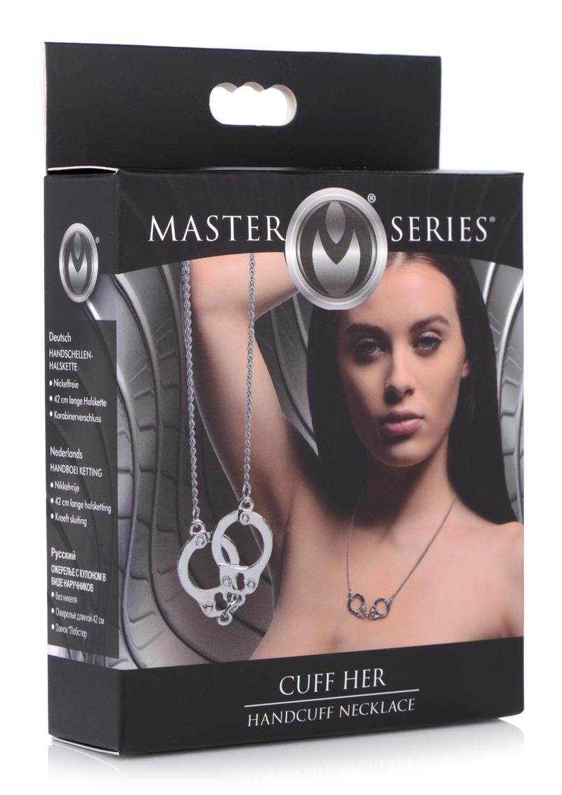 Master Series Cuff Her Handcuff Necklace Nickel Free