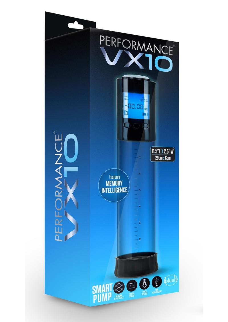 Performance VX10 Smart Pump Rechargeable Digital Display Clear
