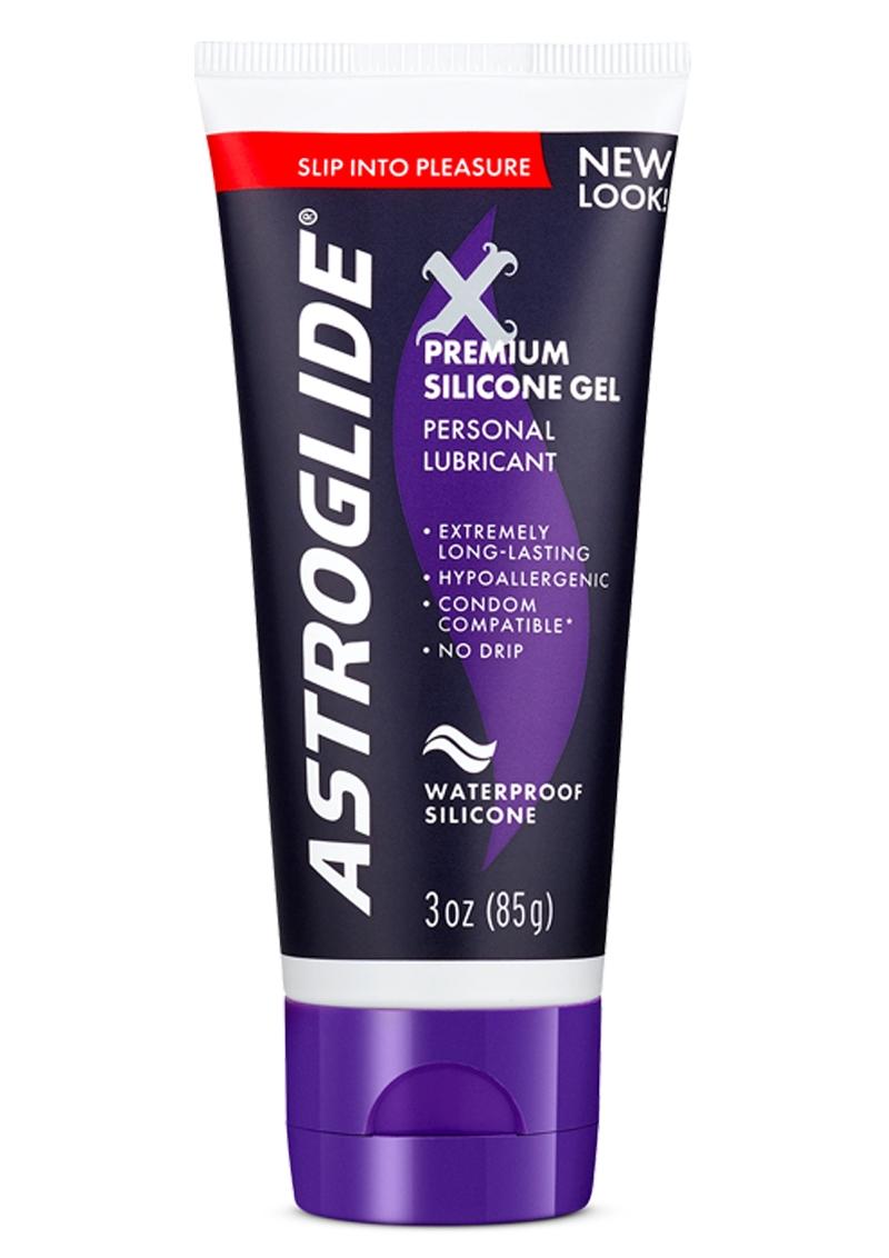 Astroglide Premium Silicone Gel Lubricant 3oz Tube