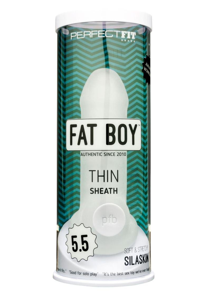 Perfect Fit Fat Boy Thin Sheath 5.5in - Clear