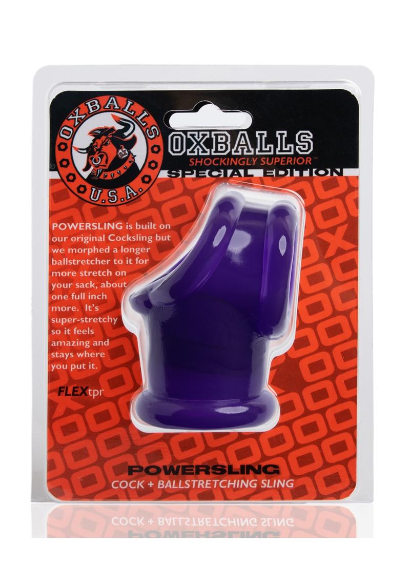 Oxballs Powersling Cock and Ball Stretching Sling Purple