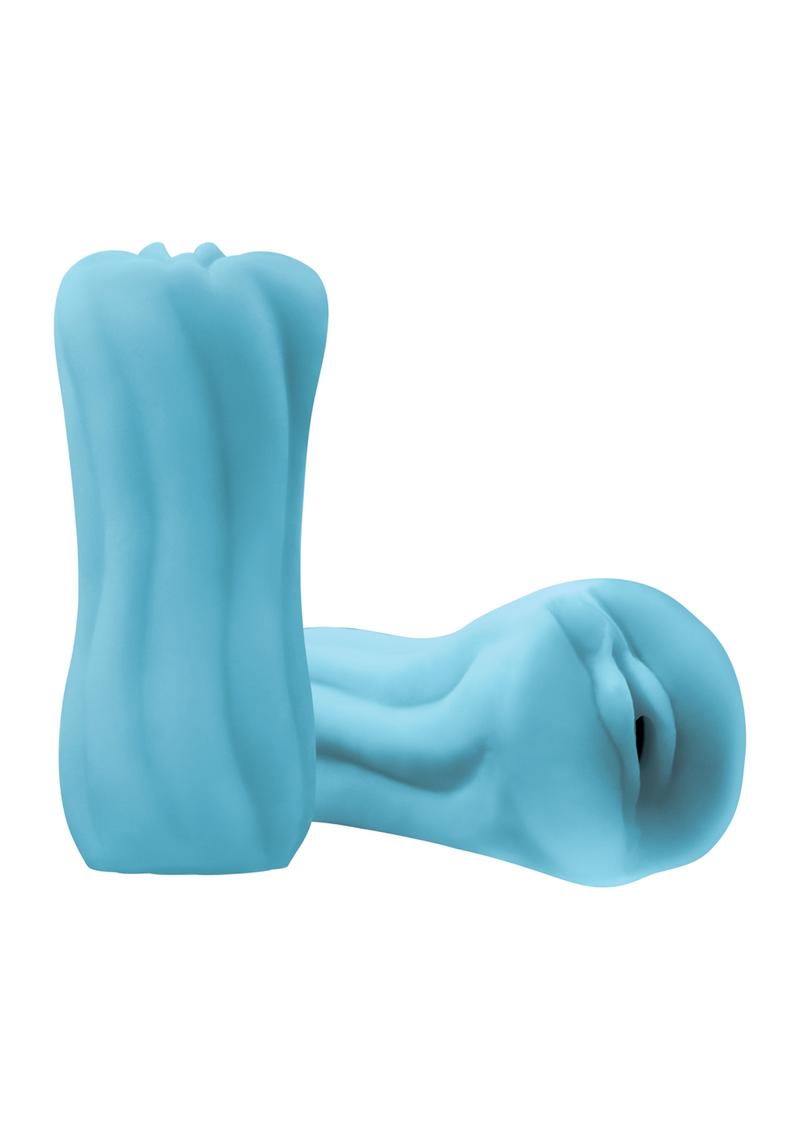 Firefly Yoni Stroker Silicone Glow In The Dark - Pussy - Blue