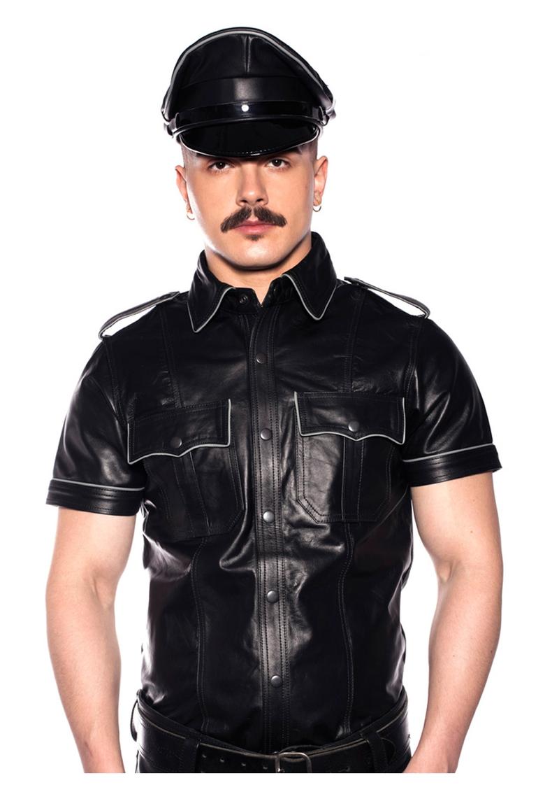 Prowler Red Police Shirt Pipe Blk/gry Md