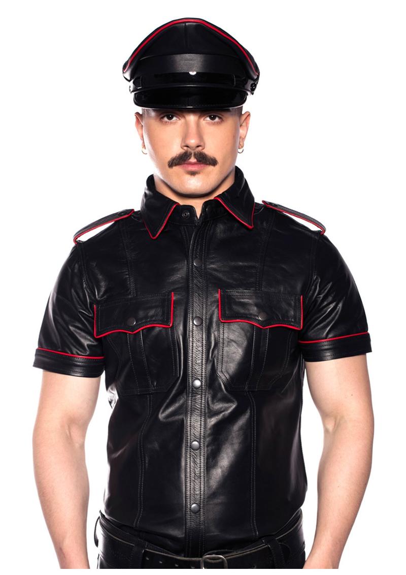 Prowler Red Police Shirt Pipe Blk/redxxl