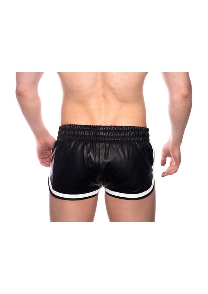 Prowler Red Leather Sport Shorts Whtxxxl