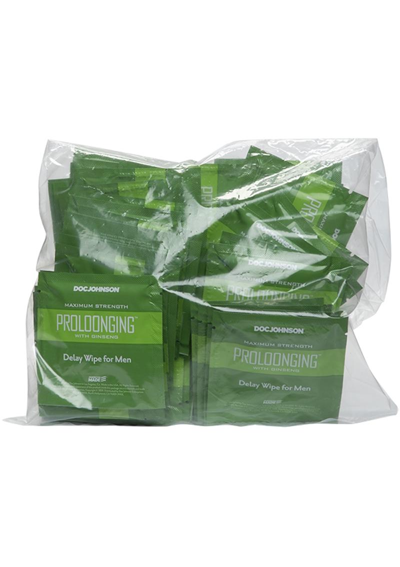 Proloonging With Ginseng Wipes 48/bag