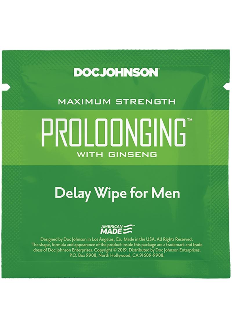 Proloonging With Ginseng Wipes 48/bag