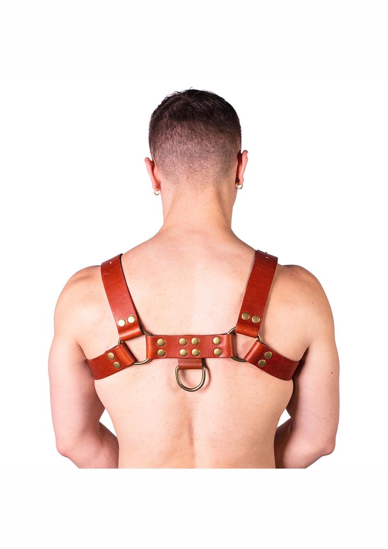 Prowler Red Butch Harness Brn/brs Lg