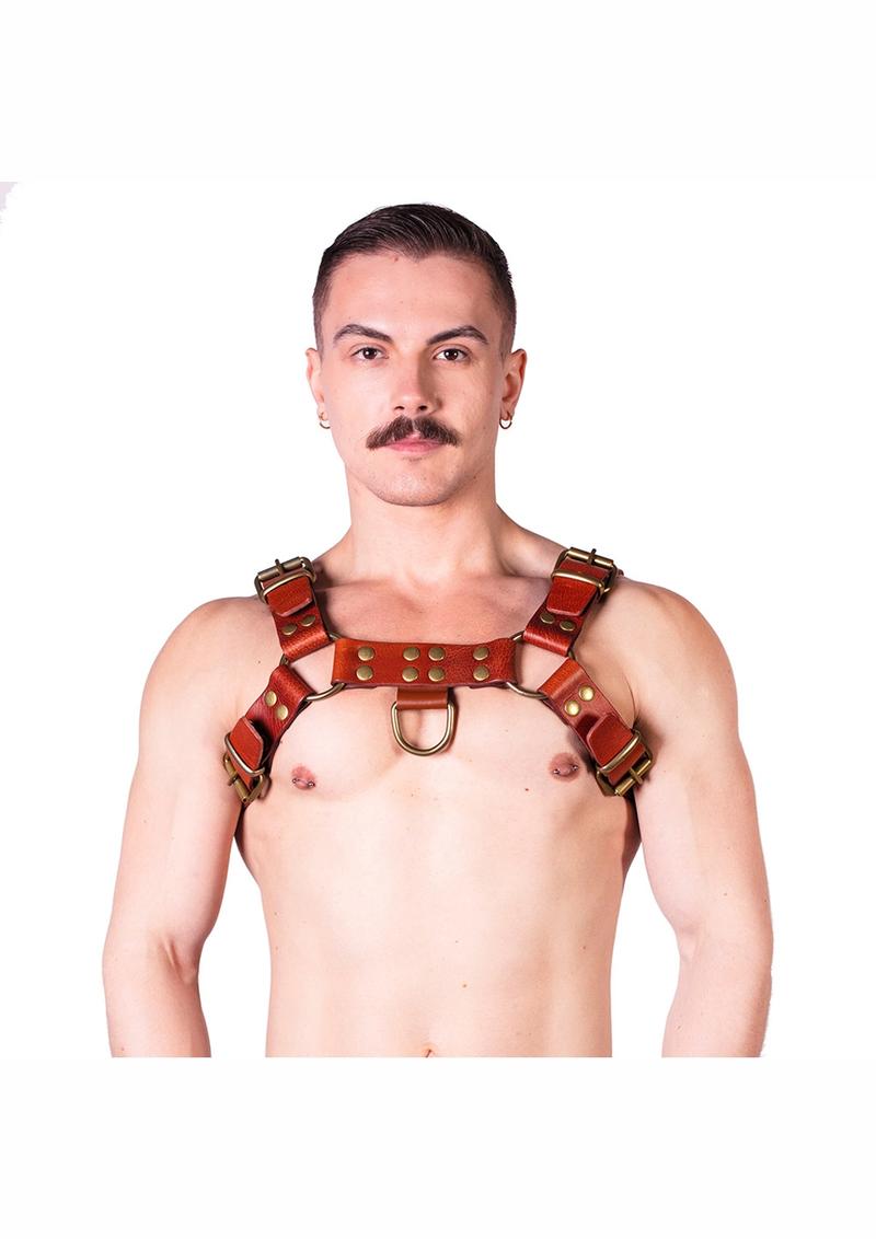 Prowler Red Butch Harness Brn/brs Xl
