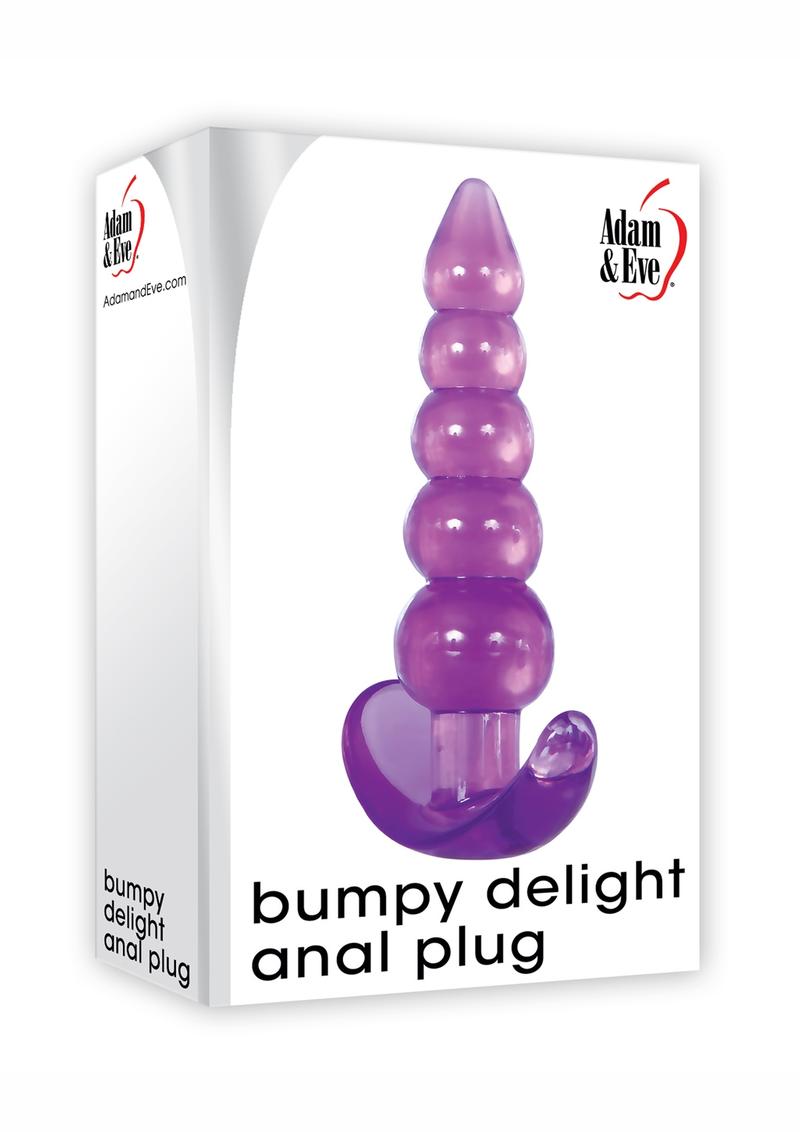 Adam and Eve Bumpy Delight Anal Plug - Purple