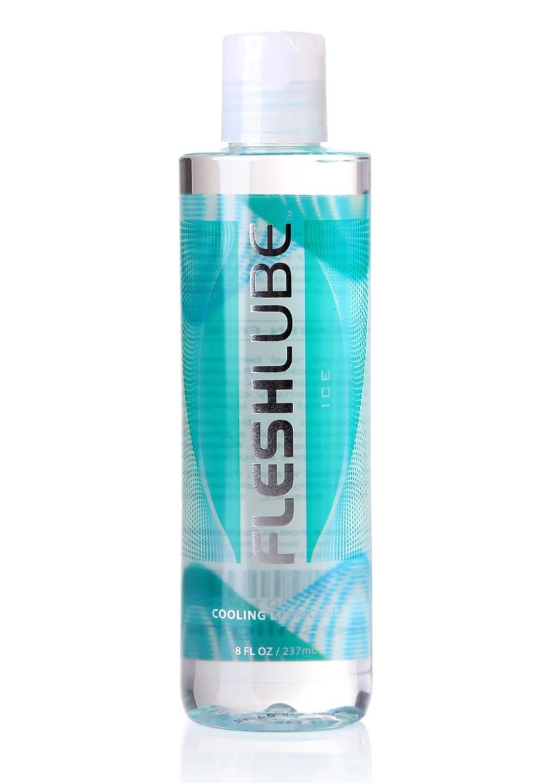 Fleshlube Ice Water Based Cooling Lubricant 8 oz Bottle Unscented