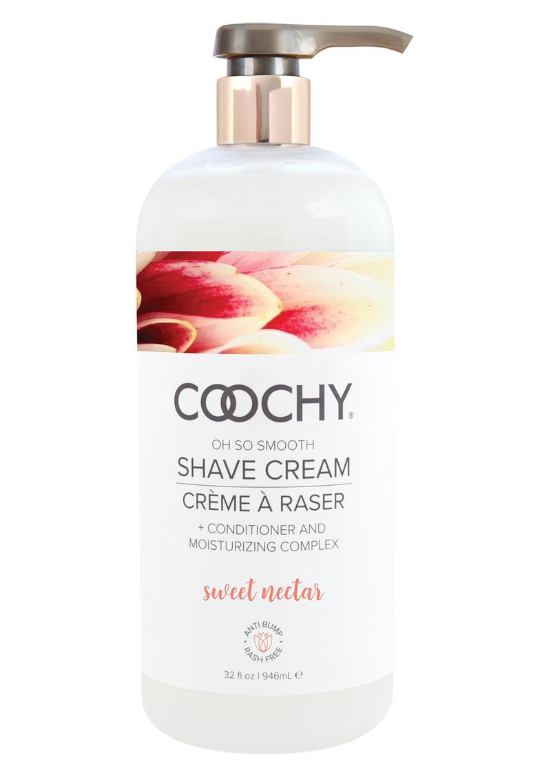 Coochy Shave Cream Sweet Nectar 32 Ounce Pump