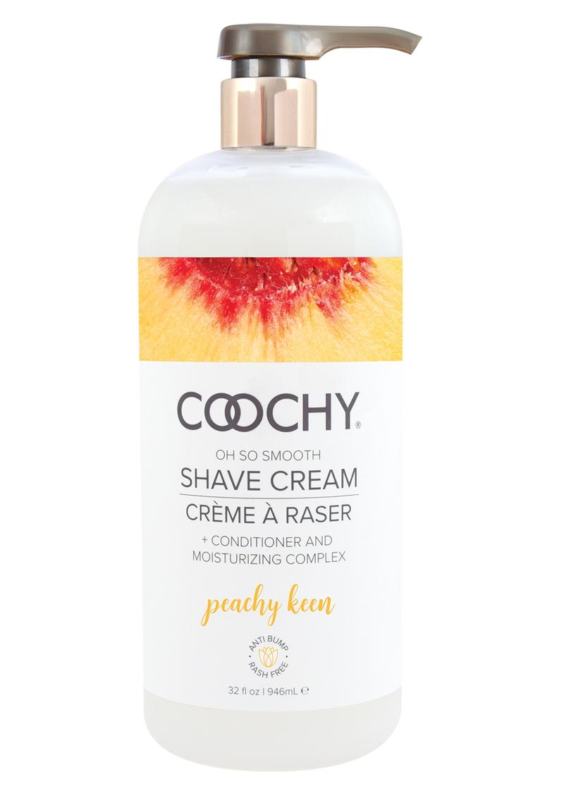 Coochy Shave Cream Peachy Keen 32 Ounce Pump