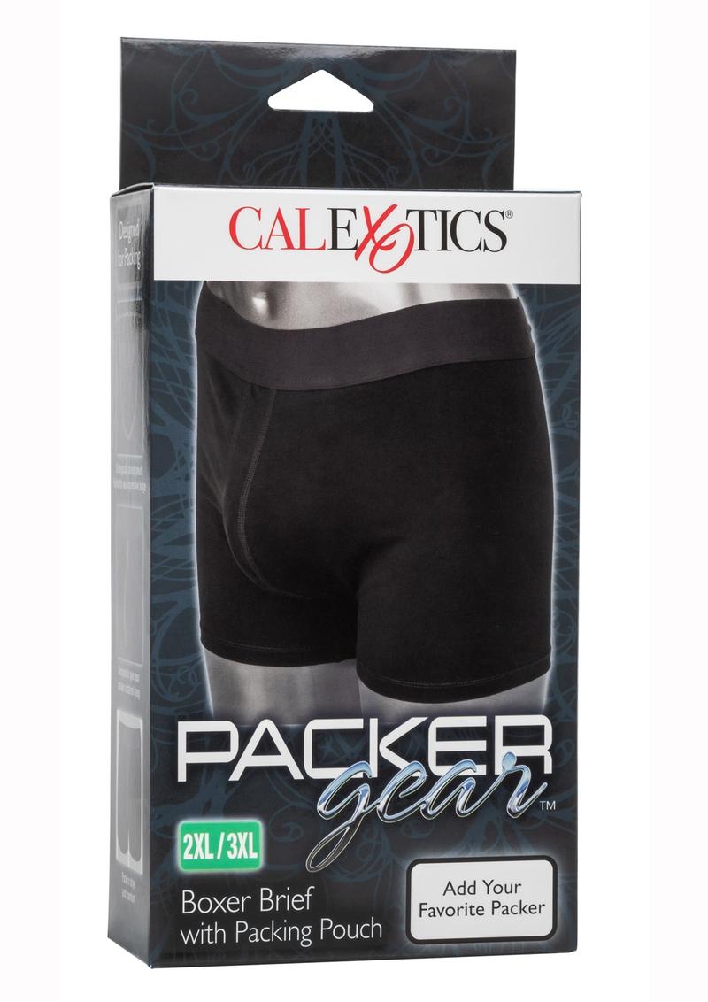Packer Gear Boxer Brief With Pouch 2XL/3XL Black