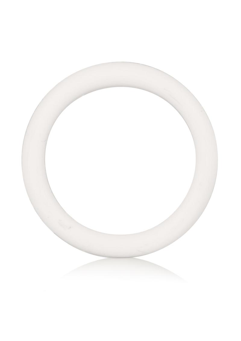 Rubber Cock Ring Medium 1.5 Inch Diameter White