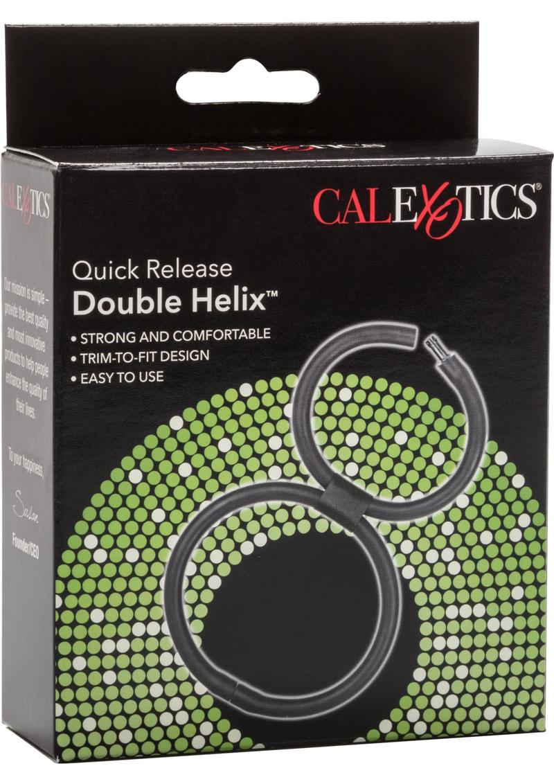 Double Helix Quick Release Erection Ring Sized To Fit Black