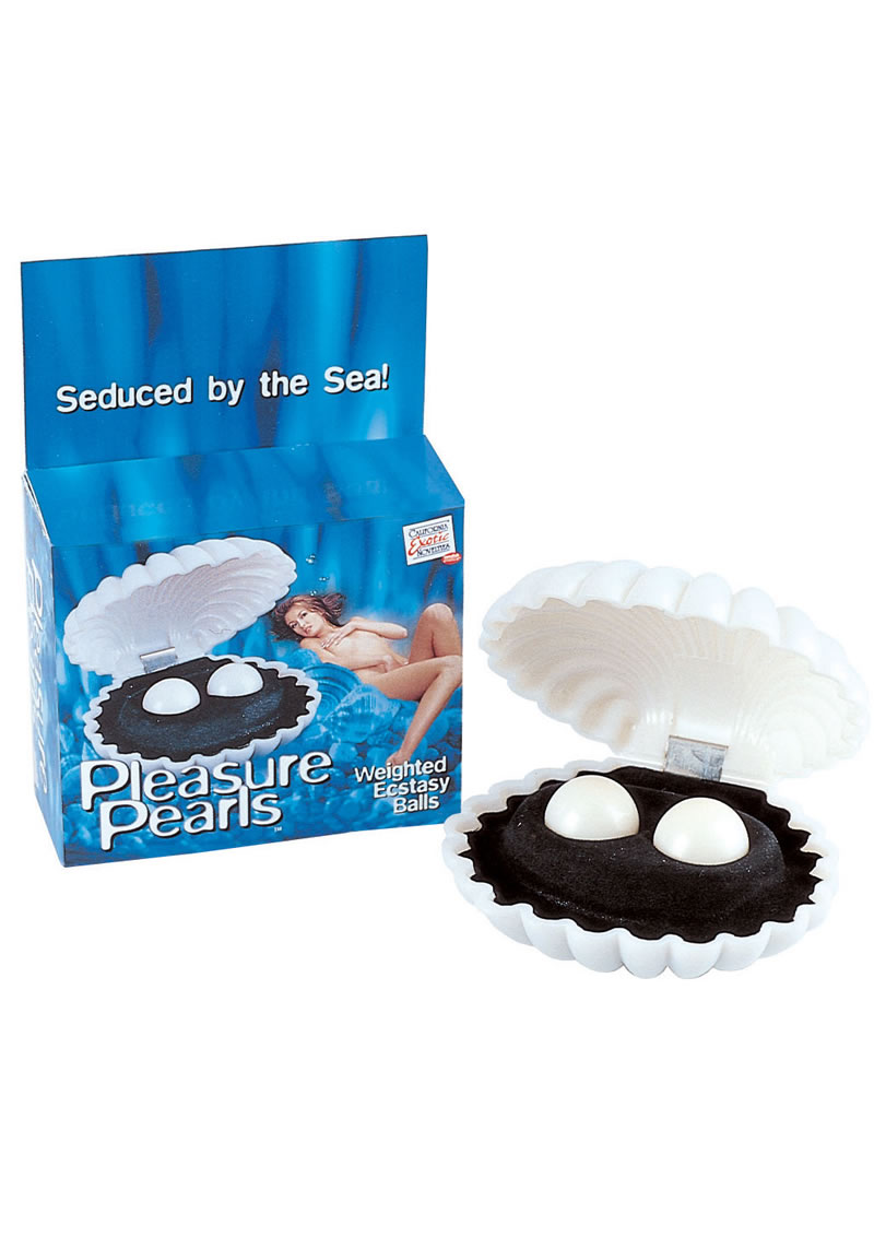 Pleasure Pearls Weighted Ecstasy Balls White