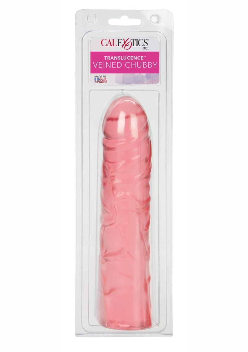 TRANSLUCENCE VEINED CHUBBY 8.5 INCH PINK