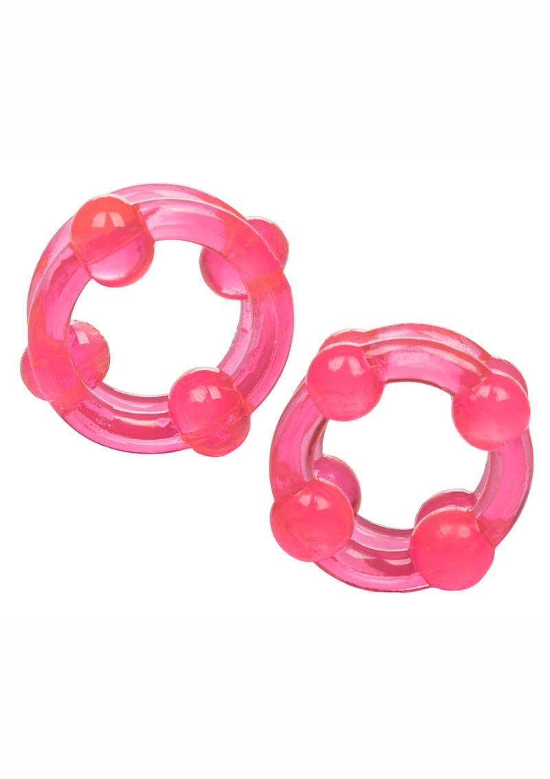 Island Rings Double Stacker Pink 2 Styles
