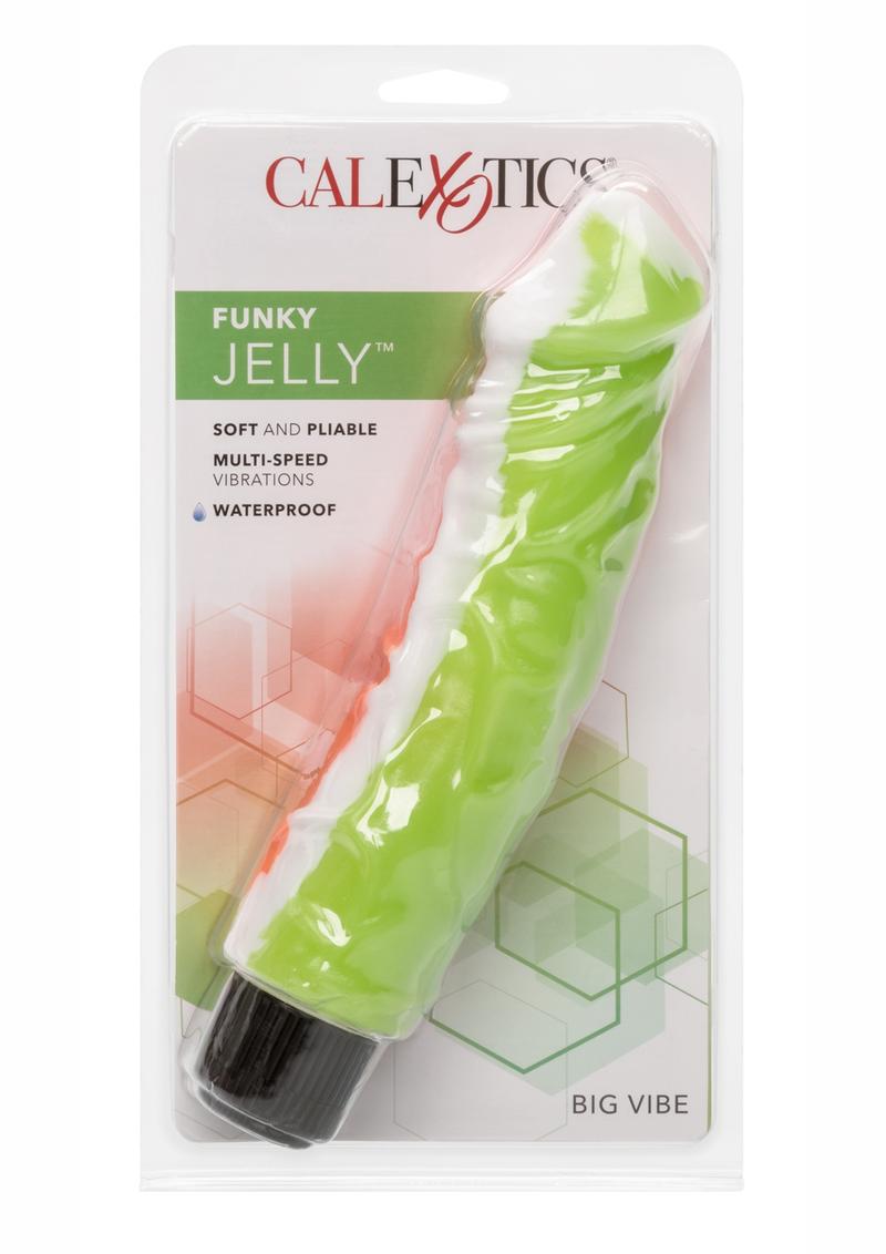 FUNKY JELLY VIBE WATERPROOF 8 INCH MULTI COLORED