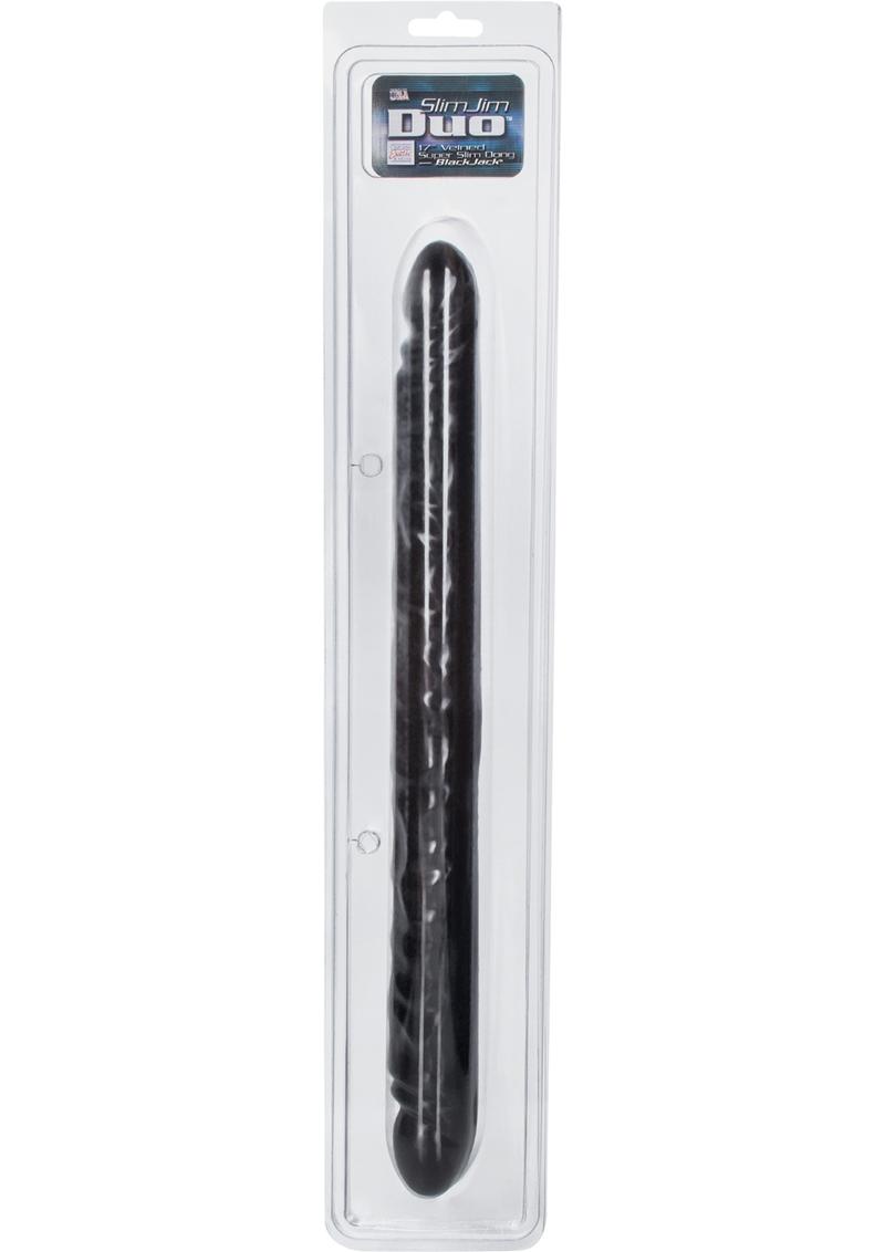 Slim Jim Duo Double Dong 17 Inch Black