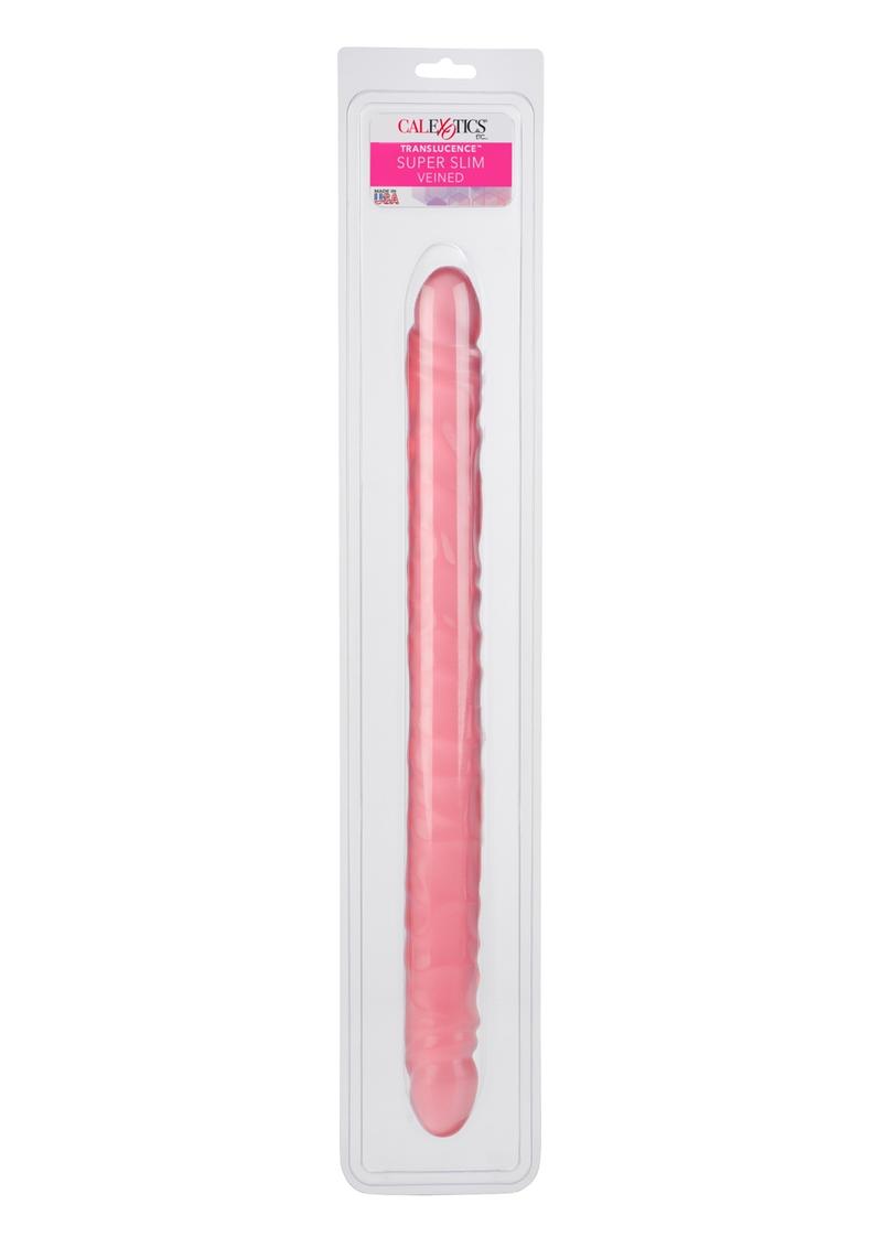 Translucence Slim Jim Duo Double Dong 17 Inch Pink