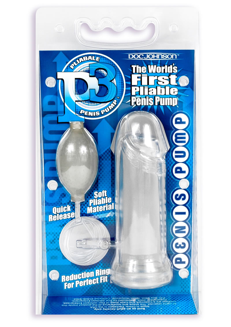 P3 Penis Pump - Clear