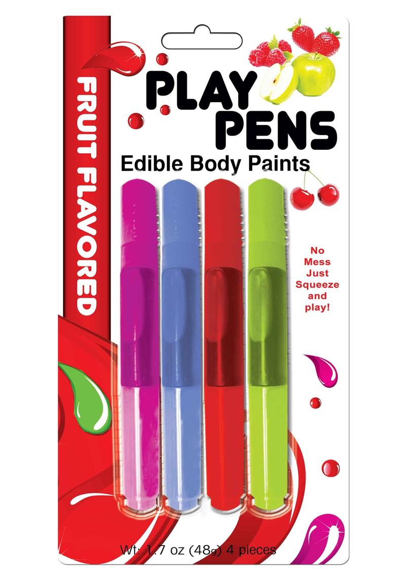 Edible Body Play Paints 4-pack