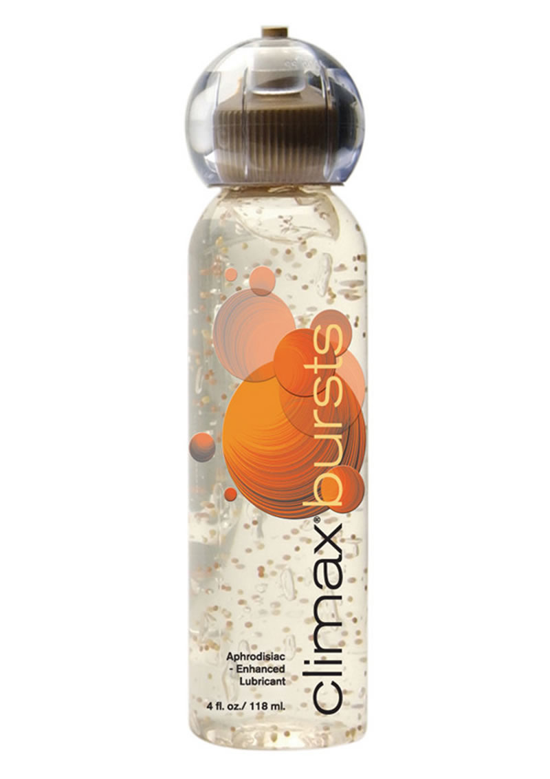 Climax Bursts Aphrodisiac Enhanced Water Based Lubricant 4 Ounce