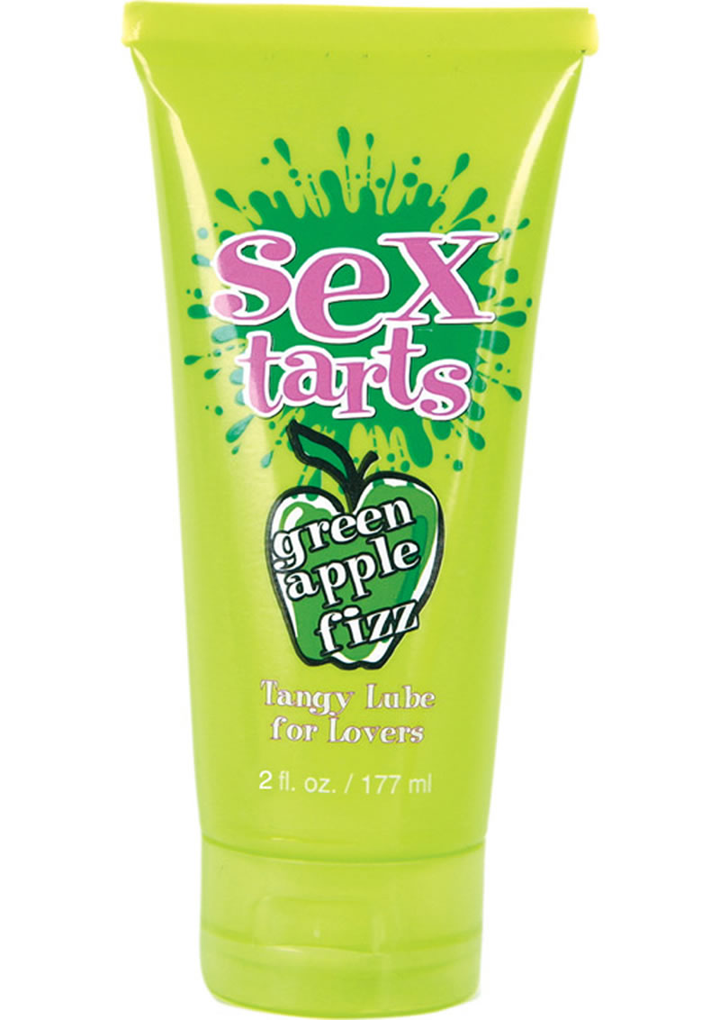 Sex Tarts Lube Flavored Water Based Lubricant Green Apple Fizz 2 Ounce
