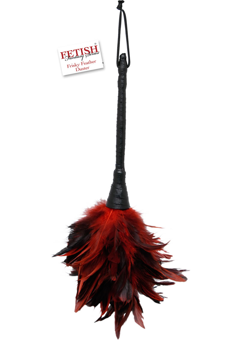 Fetish Fantasy Series Frisky Feather Duster Red