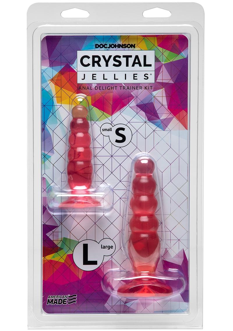 Crystal Jellies Anal Delight Trainer (2 Piece Kit) - Pink