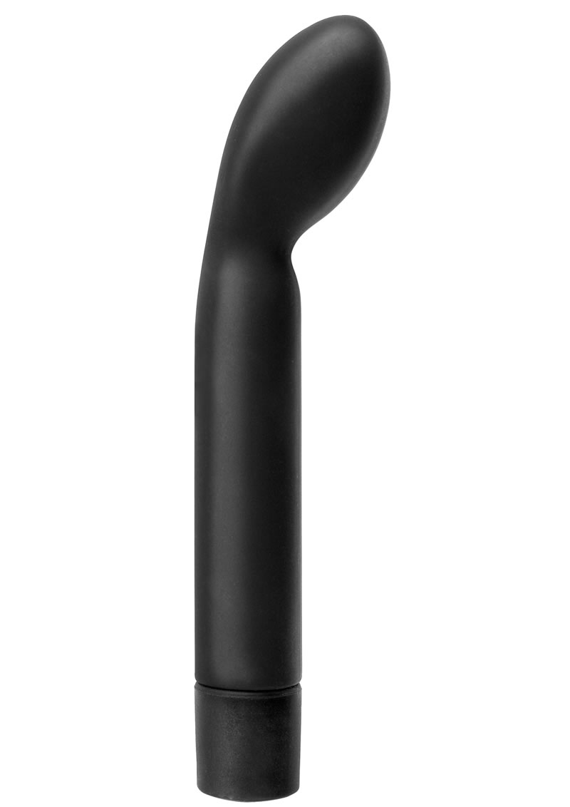 Anal Fantasy Collection P-Spot Tickler Silicone Vibe Waterproof Black 4.75 Inch