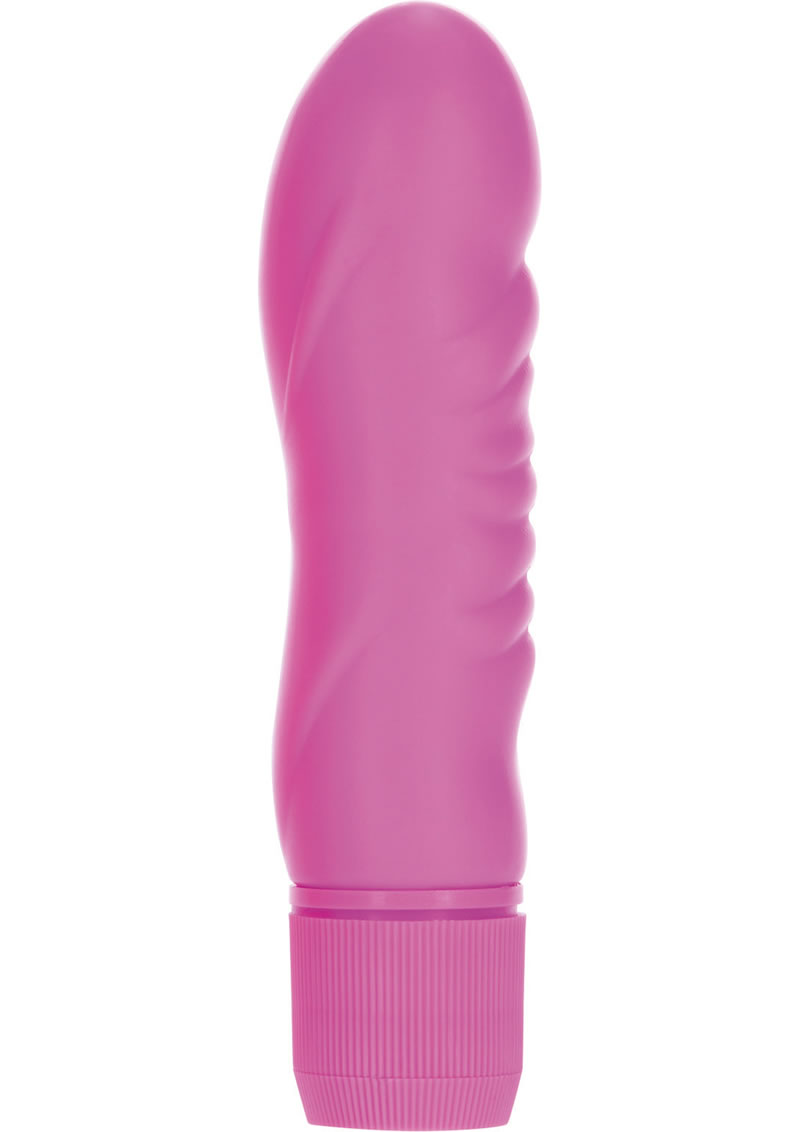 First Time Silicone Stud Vibrator - Pink