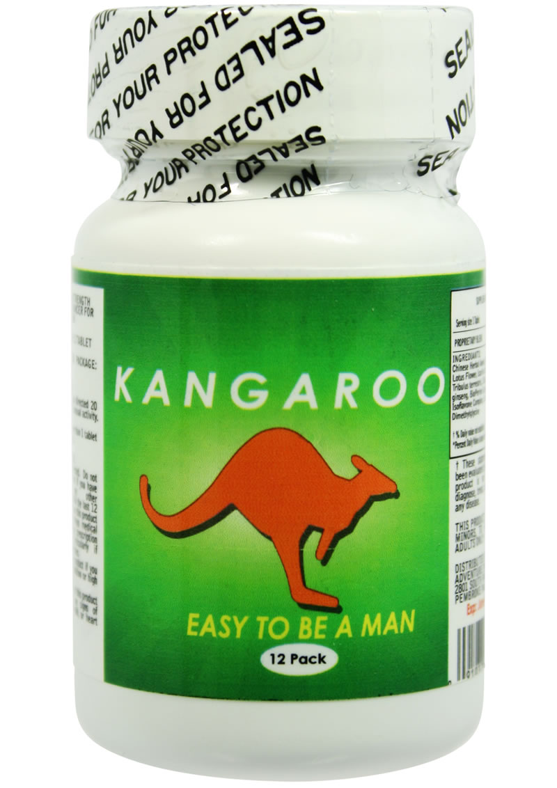 Kangaroo For Him Sexual Enhancement Green (12 Pack)