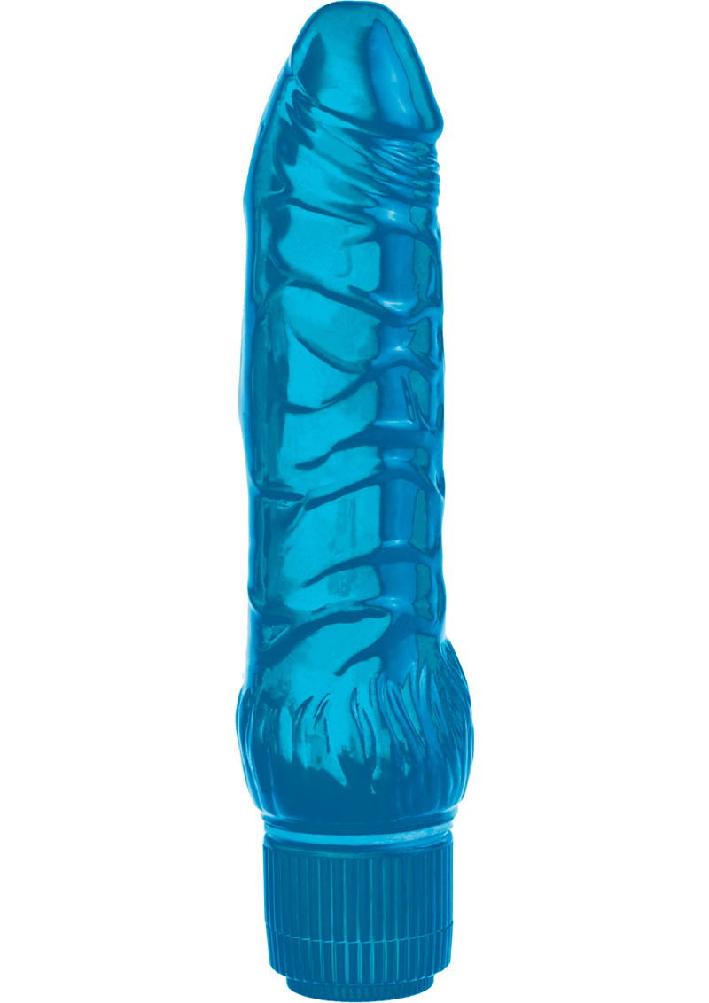 Juicy Jewels Cobalt Breeze Jelly Vibrator - Blue