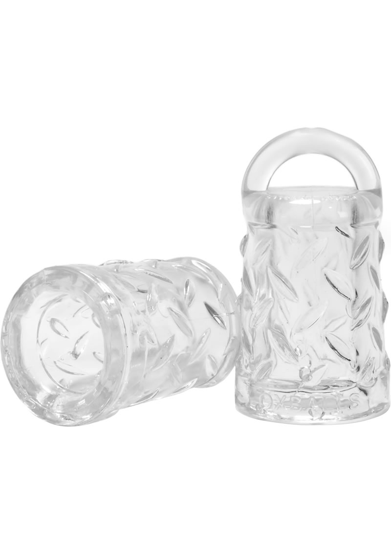 Oxballs Gripper Silicone Nipple Sucker (2 Pack) - Clear