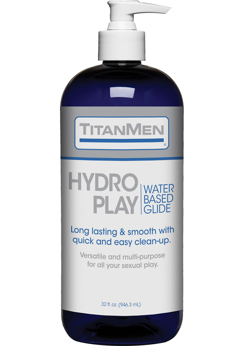 TitanMen Hydro Play Water Based Glide Lubricant 32oz