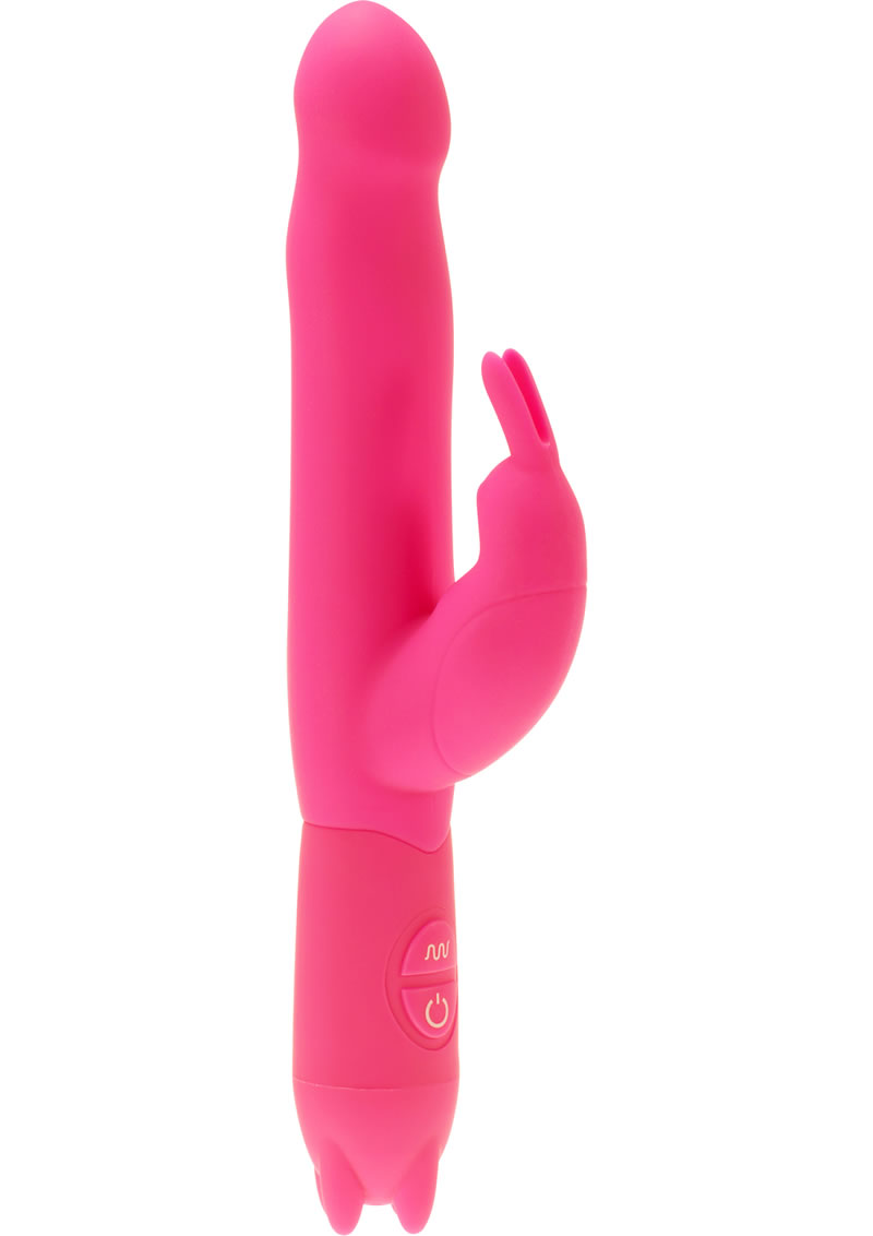 Minx Ultra Joy Silicone Rabbit Vibrator - Pink