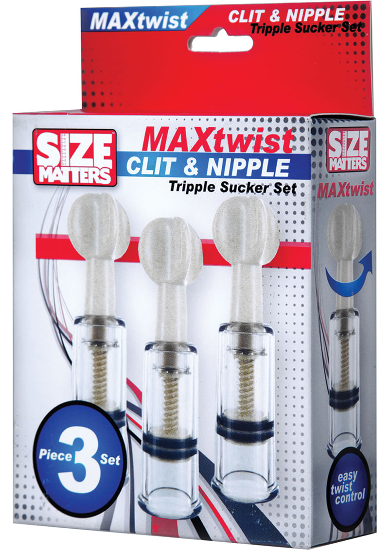 Size Matters Twisted Triplets Nipple And Clit Suckers