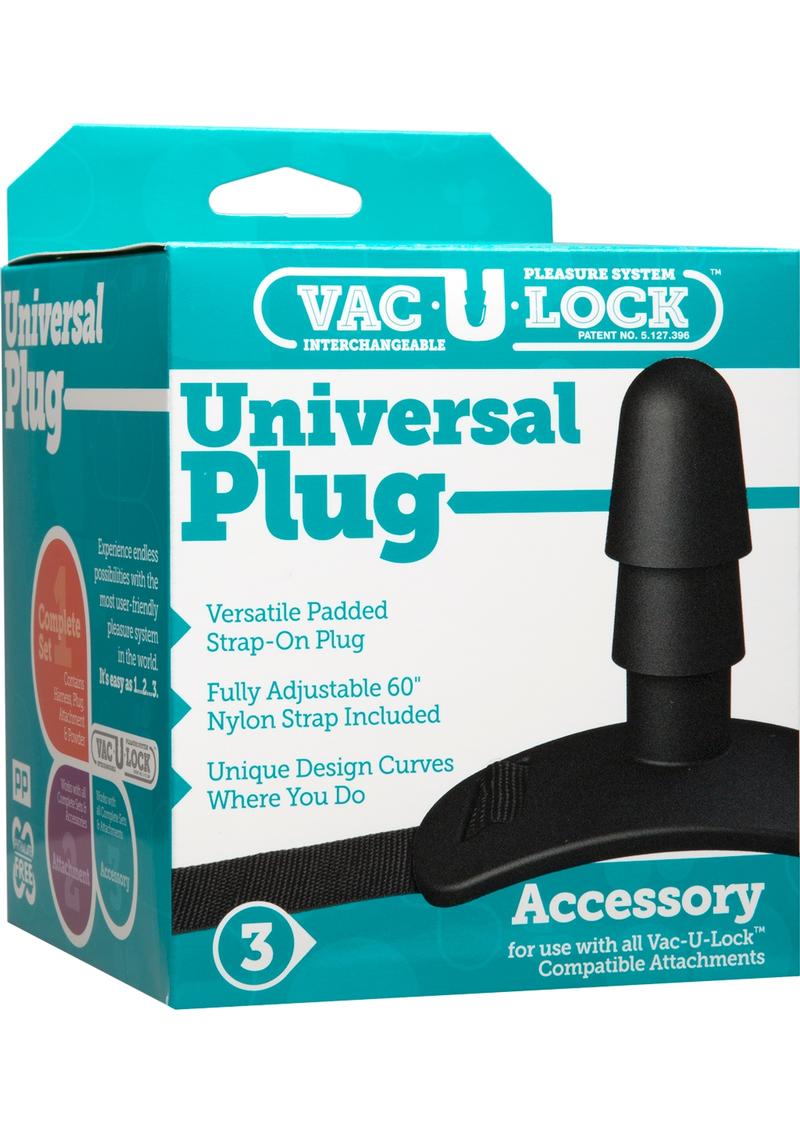 Vac U Lock Universal Plug Accessory Black