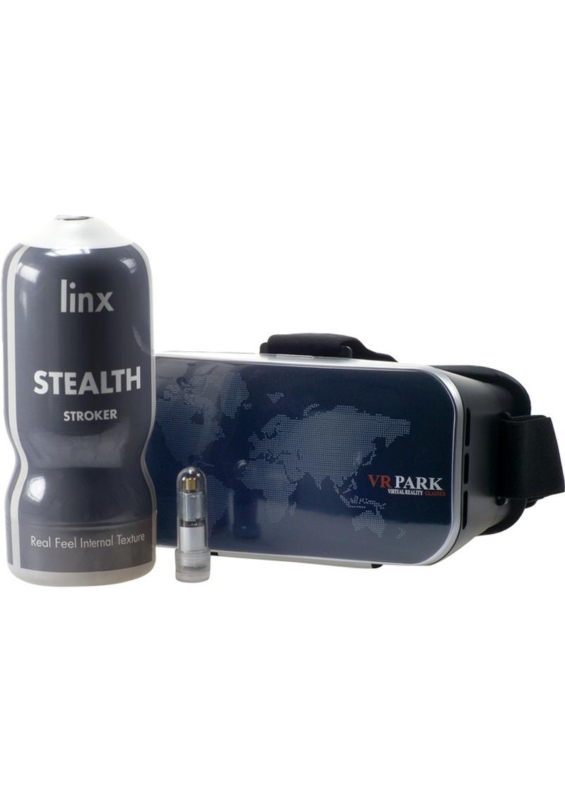 Linx Cyber Pro Stealth Stroker And VR Headset - Vanilla/Black