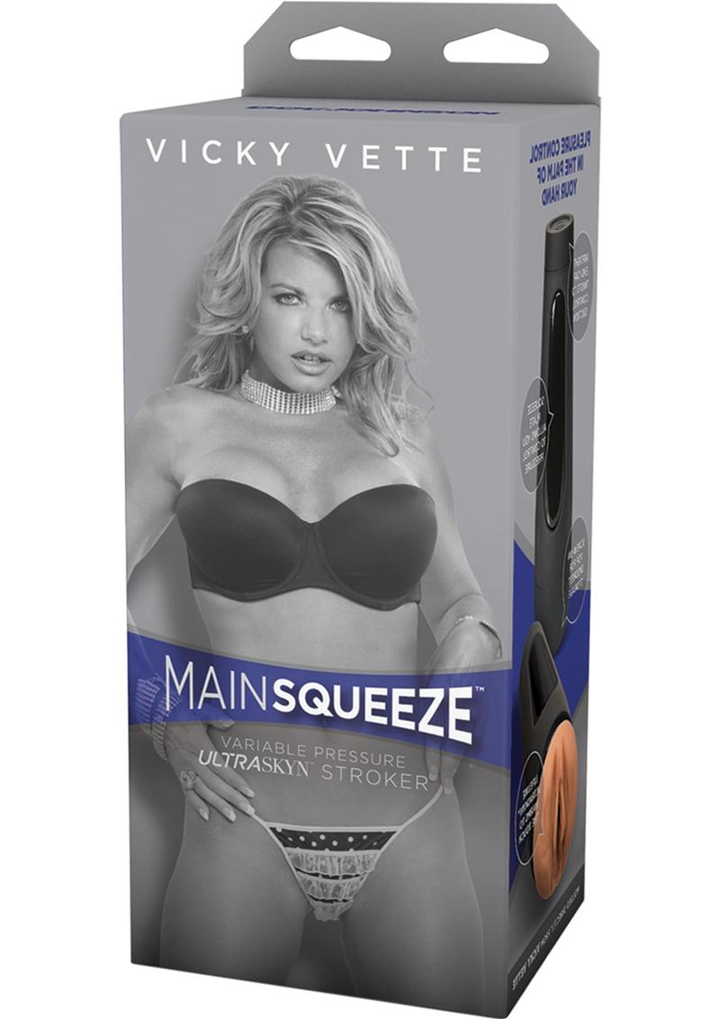 Main Squeeze Vicky Vette Ultraskyn Masturbator - Pussy - Vanilla