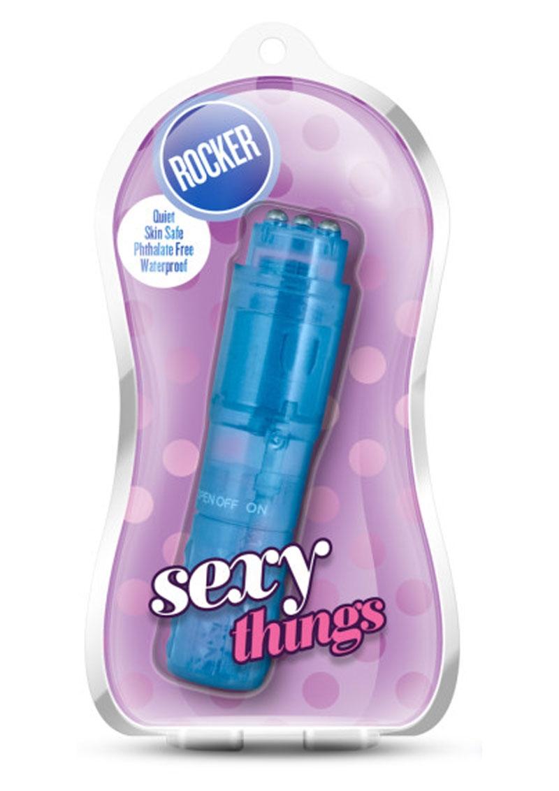 Sexy Things Rocker Mini Massager- Blue