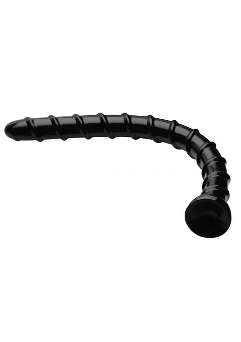Hosed Swirl Hose 1.5in - 18in Long - Black