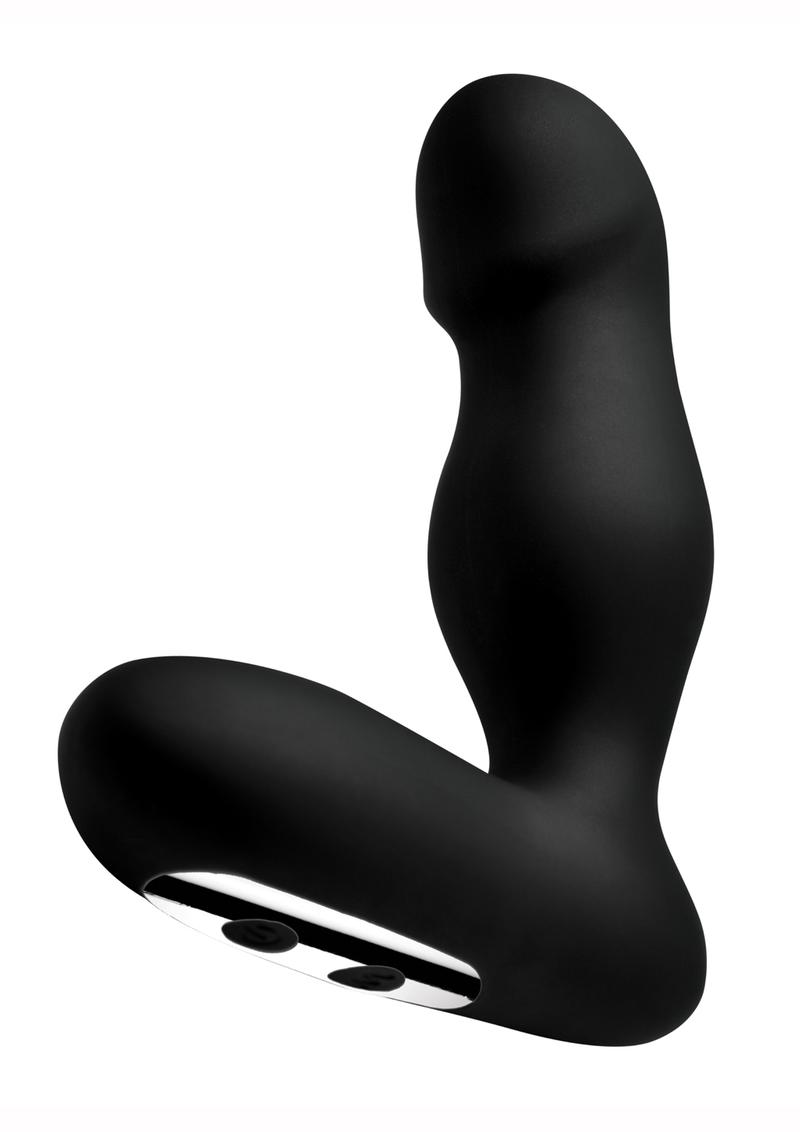 Thump-It Rechargeable Silicone Thumping Prostate Vibe - Black