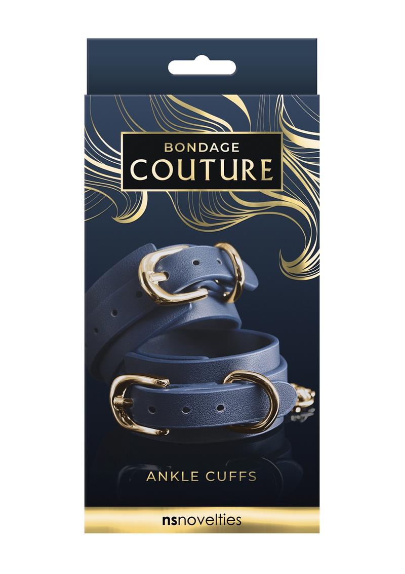 Bondage Couture Ankle Cuff - Blue